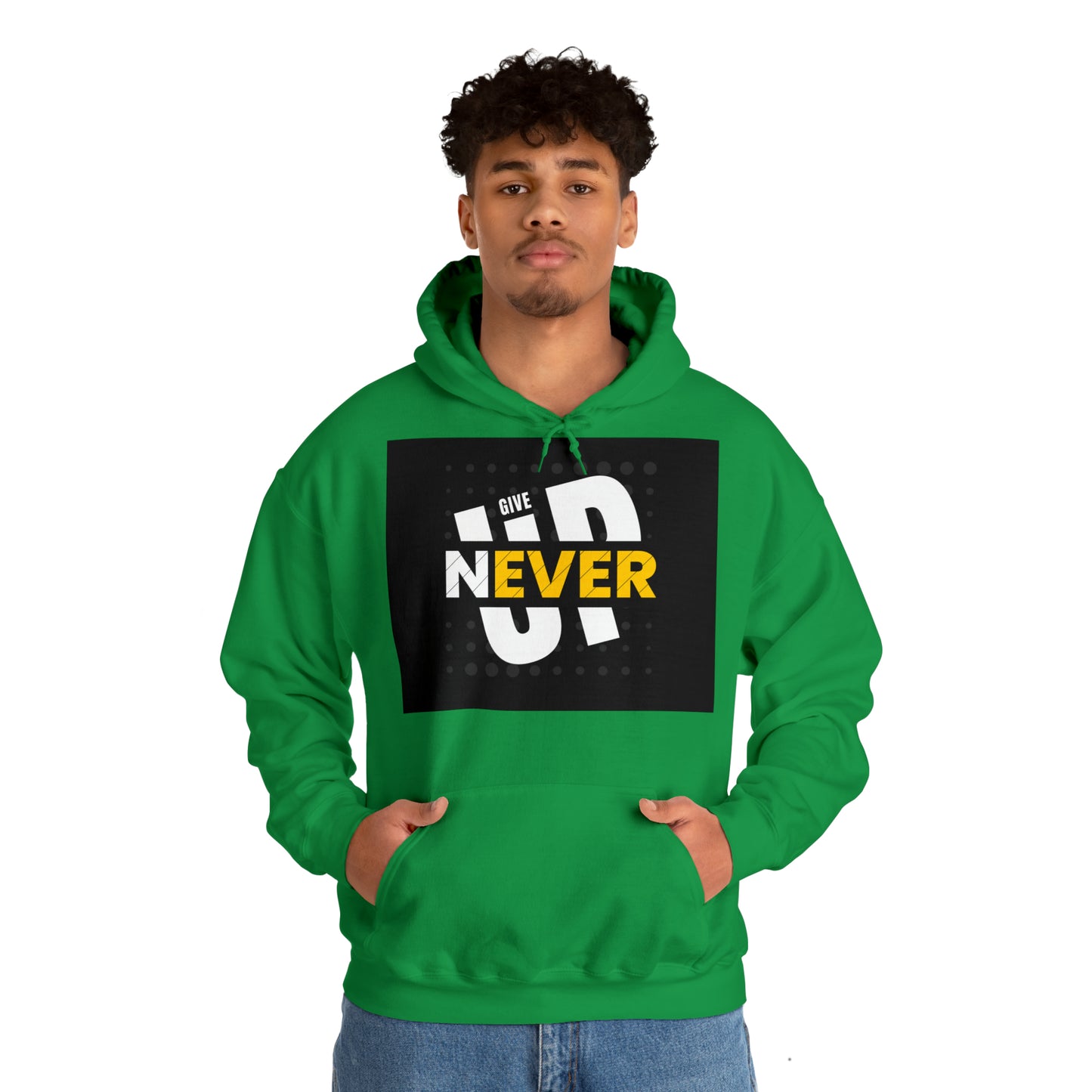 DAM BRAND NEVER GIVE UP Hoodie