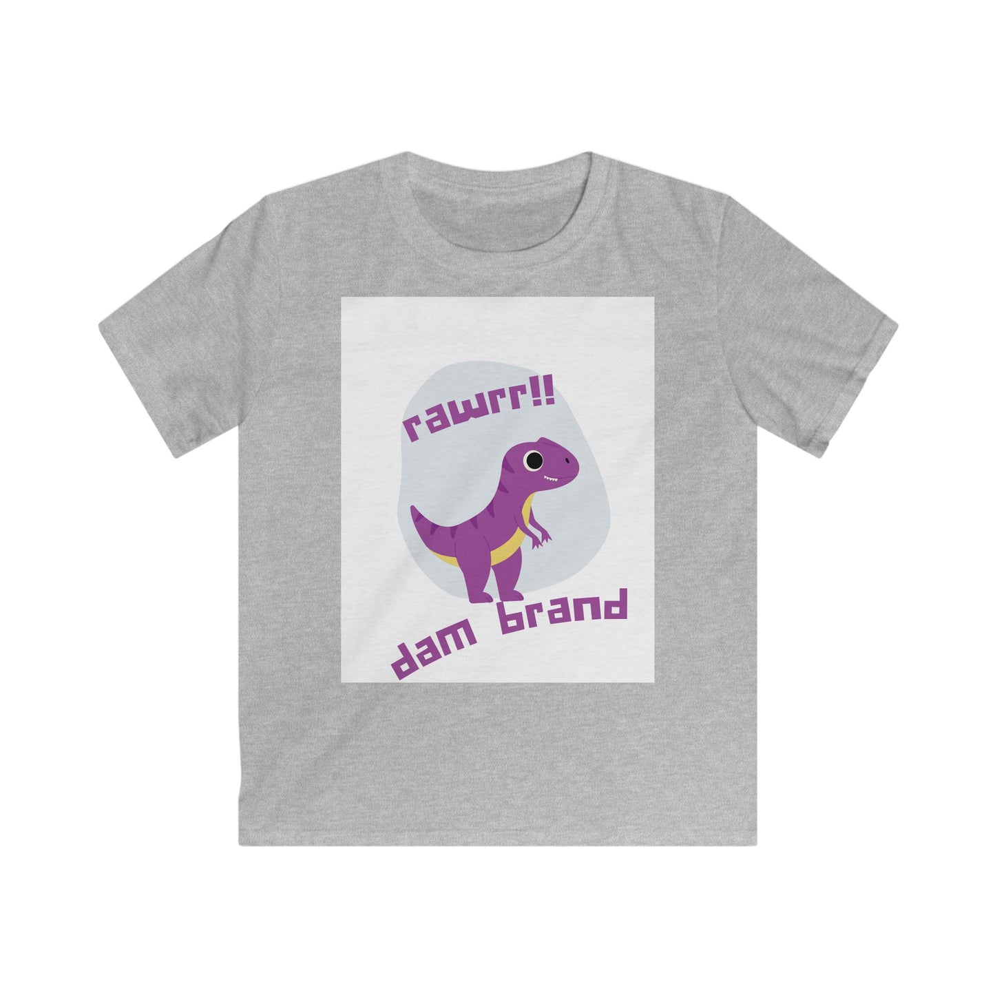 DAM BRAND PURPLE DINO Tee