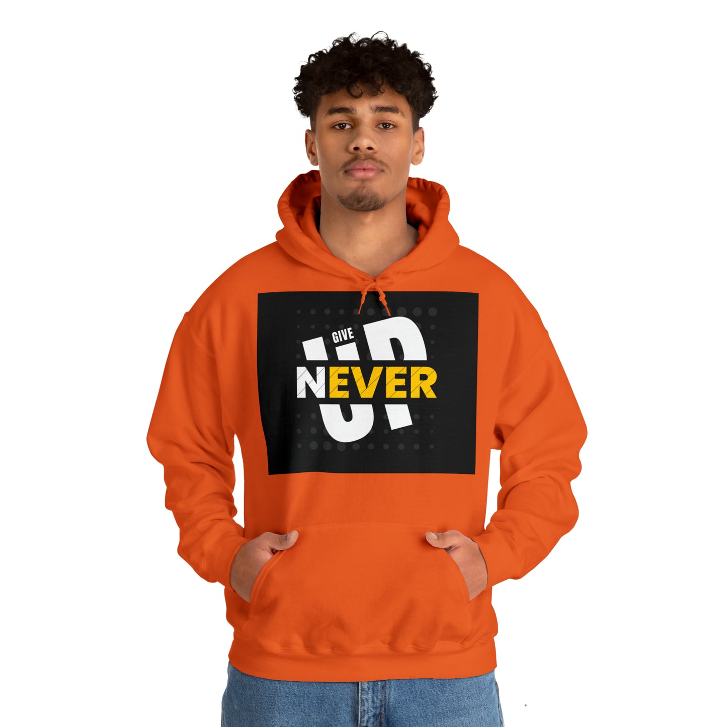 DAM BRAND NEVER GIVE UP Hoodie