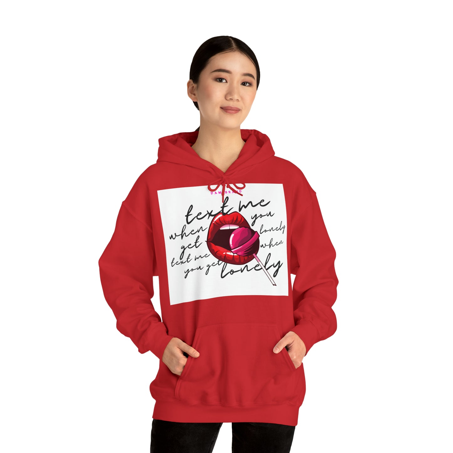 DAM BRAND TEXT ME Hoodie